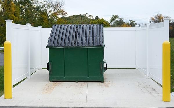 pricing for commercial dumpsters is based upon the size of the dumpster and the frequency of emptying